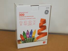 5270936 Ge String-a-long 300 Conductor Mulitcolor Christmas Party Lights Decoration