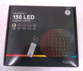 6029696 Ge Color Effects 150-count 12 Ft Changing Led Christmas Icicle Lights New