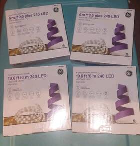 Ge 803993817262 Bright White 216 Led Tape Light Random Sparkle 19.6 Ft Christmas Lights