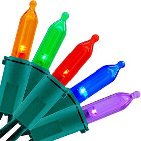 Ge90835 Ge 803993908359 Staybright 100-light Mini Christmas Led Lights - Multicolor 24.7 Ft Length