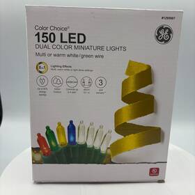 89401lo Ge Color Choice 150-count 49.6-ft Multi-function Changing Led Christmas