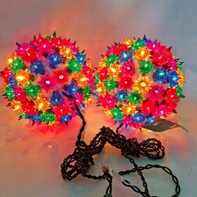 71v92186 Ge D/71v92186 100 Light Multi-color Lighted Starlight Outdoor Christmas Ball Decoration 6 Inch