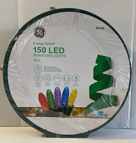 847998 Ge Stay Bright 150-count 49.6 Ft Multicolor Miniature Led Christmas String Lights