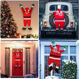 Geduochn 842983019903 5.5 Ft Large Hanging Christmas Santa Claus Decorations 66.6ftft Ornam