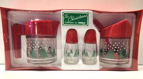 Gemco 071525009601 The Christmas Collection By 4 Piece Servingware Cream Sugar S&p New