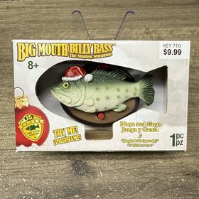 Gemmy 086786375495 Big Mouth Billy Bass Christmas Ornament Jingle Bells I Will Survive 2018
