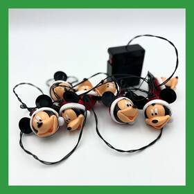 Gemmy 086786870495 Disney Christmas Mickey Mouse Santa Hat Blinking Light String