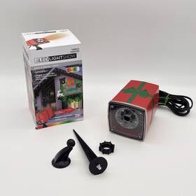 Gemmy 116149 Whirl-a-motion Lightshow Projection Merry Christmas Sleigh Gift Reindeer