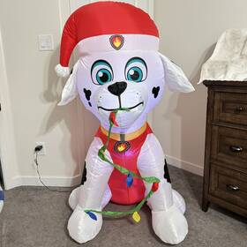 Gemmy 191245147893 Paw Patrol Marshall 4.5 Airblown Lighted Christmas Inflatable