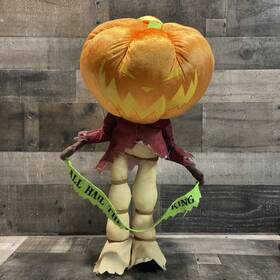 Gemmy 191245219545 The Nightmare Before Christmas Pumpkin King Halloween Greeter 21 Inches