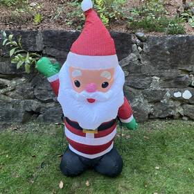 Gemmy 191245816621 4 Ft Lighted Waving Santa Claus Christmas Inflatable
