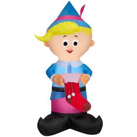 Gemmy 191245831624 5.5ft Hermey The Elf Rudolph Airblown Inflatable Christmas Decoration