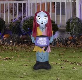 220121 Gemmy #220121 The Nightmare Before Christmas Sally 3.5ft Airblown Inflatable Decoration