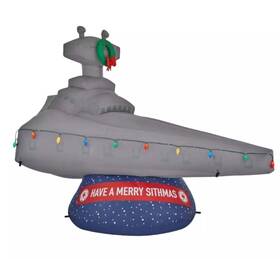 23gm81909 Gemmy Disney Star Wars 6ft Led Destroyer Inflatable Christmas