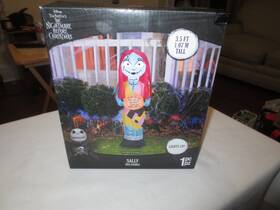 450271 Gemmy Sally 3.5ft Light Up Inflatable Halloween The Nightmare Before Christmas