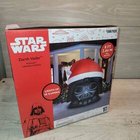 5967926 Gemmy Disney Star Wars Darth Vader Christmas Inflatable 8ft Head New Nib 2024