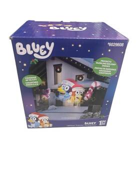 6029608 Gemmy Ludo Bluey And Bingo Christmas Lightshow Projection Swirling Storm New