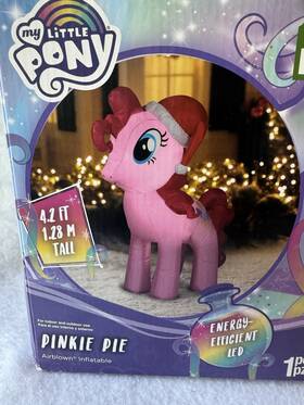 Ctc151 Gemmy My Little Pony Pinkie Pie Christmas Holiday Inflatable 4.2ft Led Yard Decoration