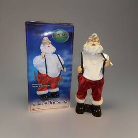 15499 Gemmy Holiday Animated Shake It Up Santa Claus Dancing Christmas Decor Needs 4aa