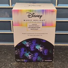 Gemmy Industries 1290047 Disney Magic Holiday Frozen Motion Mosaic Led Spotlight Projector Christmas