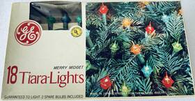 Trl2-18 General Electric Ge Merry Midget 18 Tiara Multicolor Incandescent Christmas String Lights Ul