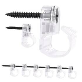Hooks-lh-05-clear Gezidea 50 Pcs Lighting Hanger Clips For Christmas Lights Screw-in Hanging