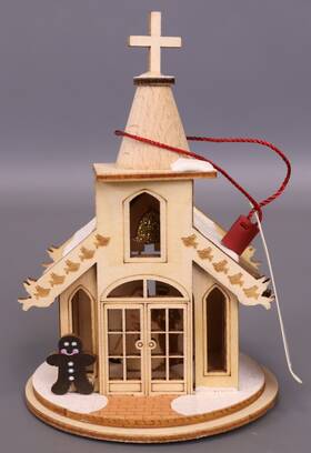 Ginger Cottages 729343800022 Wedding Chapel Ornaments For Christmas Tree