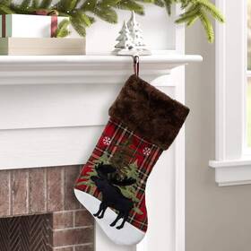 Gmoegeft 681013087341 Christmas Stocking Farmhouse Red And Black Buffalo