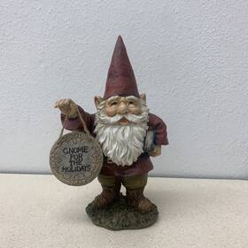 Gnome For The Holidays 747552999603 New Statue Christmas Decor 9 Inch Figurine Cute Lawn Ornament