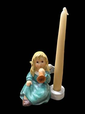 Holder-42-075 Goebel Stars-42-082 Christmas Angel/trumpet-candle