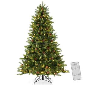 24554uscm-gl Goflame 6ft Pre-lit Christmas Tree 3-minute Quick Shape Artificial Xmas