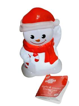 Greenbrier 195464362143 Christmas House Light/sound Snowman.light/sound Motion Activated. 6 Inches