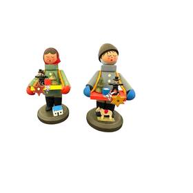 Cmx3 Gro Handel Dregeno 195/007 Christmas Miniature Striezel Children 2 Wxhxd 3 Cmx6 Cm New Erzgebirge