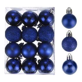 Gryfton 656320727303 24pcs Christmas Ball Ornaments Tree Decorations Light Blue 1.6 Inch /4cm