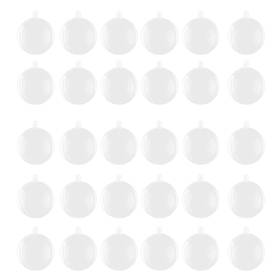 Gryfton 709874579680 Household Plastic Hanging Christmas Diy Decor Present Bauble Ball Clear 30pcs