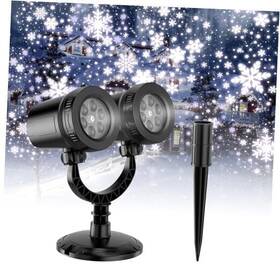 Ht-ty-13 Guangdong Hondu International Supply Chain Co. Ltd. 2024 Upgraded Dual-head Christmas Snowflake Projector Light Outdoor Ip65