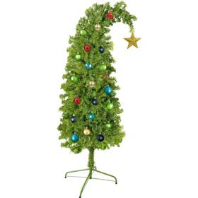 Guasslee 049500649005 5ft Premium Hinged Artificial Holiday Christmas Tree 1.5m Fruit Green