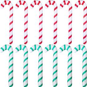 Ba-25 Haconba 12 Pieces 35 Inch Inflatable Christmas Candy Canes Sticks Fo