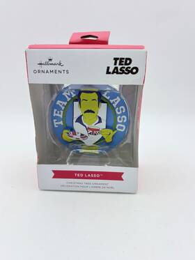 0003hcm2244 Hallmark New Ted Lasso Team Ornament Believe Resin Hanging Christmas Tree Decor Gift