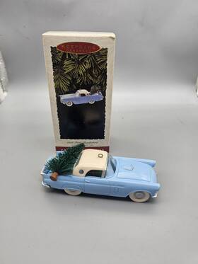 Hallmark 015012027136 1956 Ford Thunderbird Christmas Ornament Collectors Series Nib