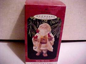 Hallmark 015012372830 1997 Keepsake Ornament Merry Olde Santa Christmas Tree New Nib