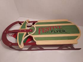 663h Hallmark 015012428377 Festive Flyer Christmas Sled Lot #663h