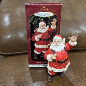 Hallmark 015012478686 Merry Olde Santa Keepsake Ornament 1999 Handcrafted Christmas