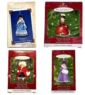 Hallmark 015012740493 4 Madame Alexander Keepsake Ornaments Victorian Christmas Little Women