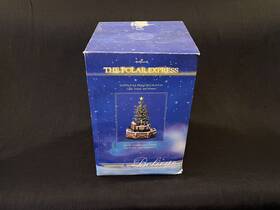 Hallmark 015012831375 Polar Express North Pole Table Christmas Tree Train Motion Sound Lights