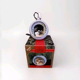 Hallmark 070000027529 Vintage 1990 Keepsake Christmas Ornament Inch Blessings Of Love Lighted