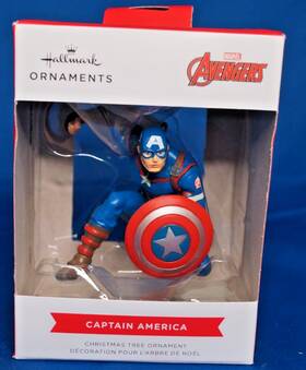 3hcm0817 Hallmark Captain America Marvel Avengers Christmas Tree Ornament New