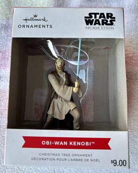 3hcm1313 Hallmark Disney Star Wars Obi-wan Kenobi Christmas Tree Ornament Jc