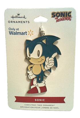 3hcm2257 Hallmark Sonic 2-5/8 Inch Metal Christmas Tree Ornament Holiday