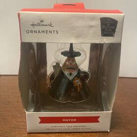 3hcm2942 Hallmark Ornaments Tim Burtons The Nightmare Before Christmas Mayor Ornament